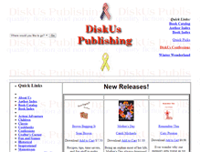 Tablet Screenshot of diskuspublishing.com